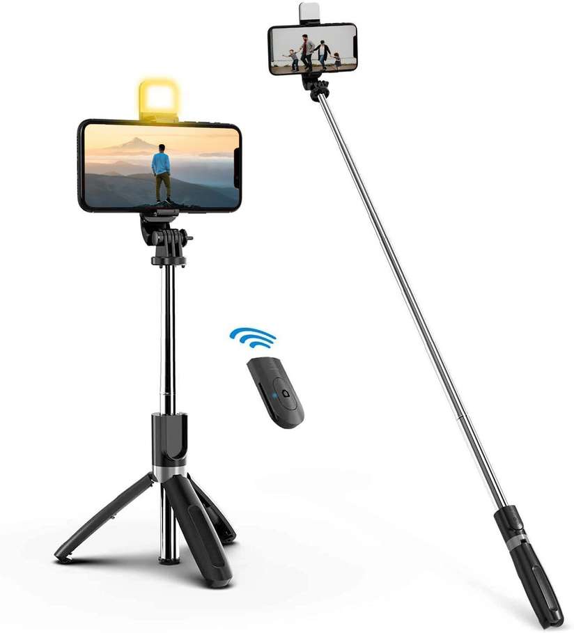Bluetooth Selfie Stick Tripod with Remote
